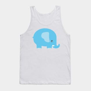 Blue Elephant Tank Top